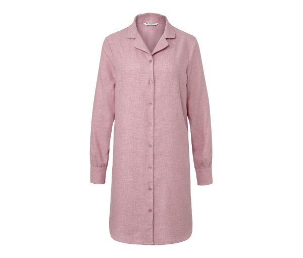 Tchibo - Flanell-Nachthemd - Damen - Gr. XL - rosé