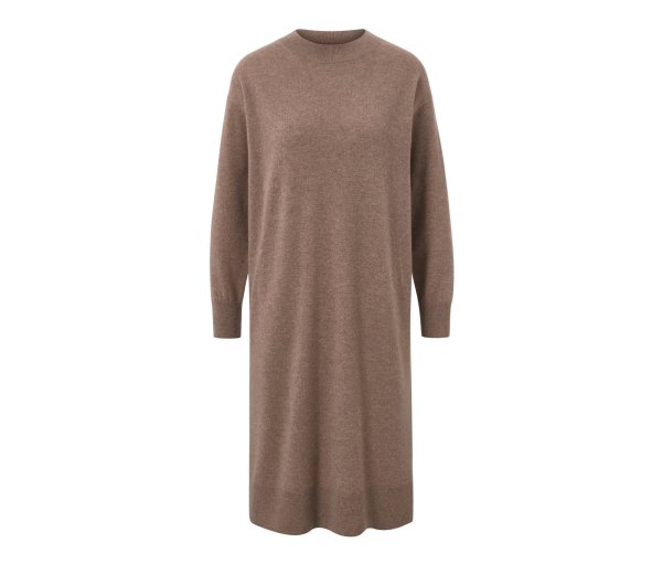 Tchibo - Cashmere-Strickkleid - Damen - Gr. L - beige