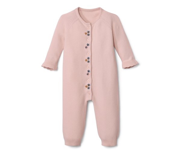 Tchibo - Baby-Strickoverall - Newborn - Gr. 50/56 - rosa