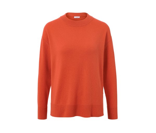 Tchibo - Feinstrick-Pullover mit Cashmere - Damen - Gr. L - orange