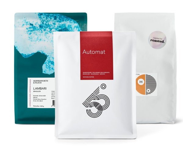 Tchibo - Espresso Probierset "Rundreise durch Südamerika" - 3x 1 kg Ganze Bohne