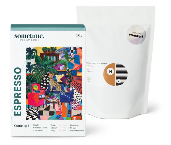 Tchibo - Espresso Probierpaket - "Moin Hamburg" - 2 x 250 g Ganze Bohne