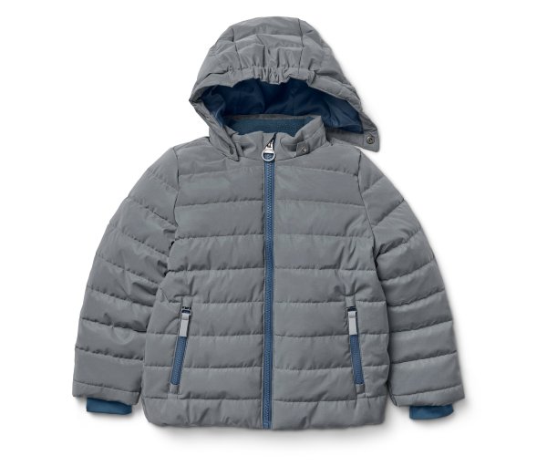 Tchibo - Reflektierende Kinder-Steppjacke - Herren - Gr. 110/116 - silber