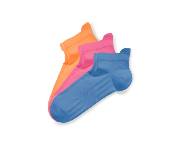 Tchibo - 3 Paar Profi-Laufsocken - Damen - Gr. 35-38 - blau