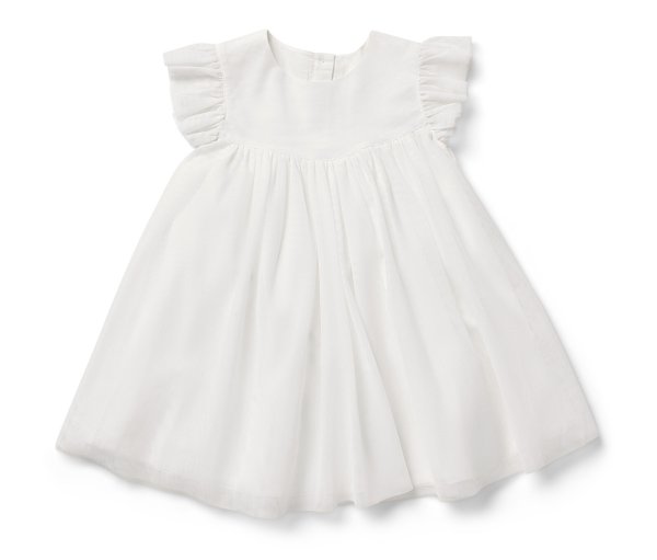 Tchibo - Baby-Tüllkleid - Mädchen - Gr. 98/104 - weiß