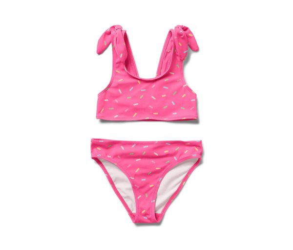 Tchibo - Kinder-Bikini - Mädchen - Gr. 98/104 - pink/print