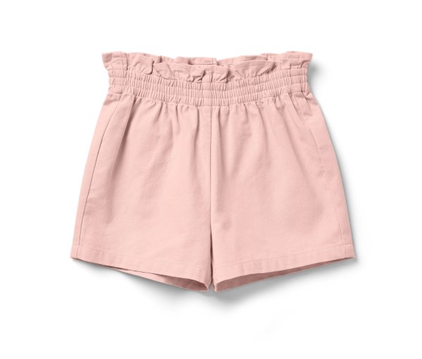 Tchibo - Kinder-Paperbag-Shorts - Mädchen - Gr. 122/128 - creme