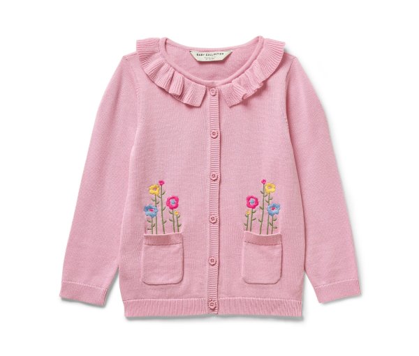 Tchibo - Baby-Strickjacke - Mädchen - Gr. 86/92 - rosa