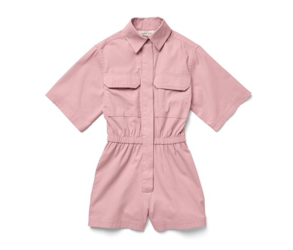 Tchibo - Kinder-Jumpsuit - Mädchen - Gr. 134/140 - rosa