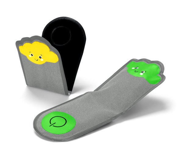 Tchibo - 2 LED-Magnet-Lichter »Wolken« - grün