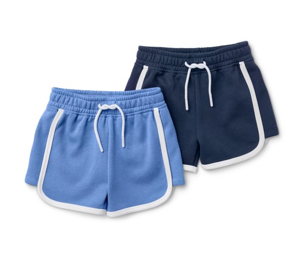 Tchibo - 2 Kinder-Sweatshorts - Mädchen - Gr. 146/152 - dunkelblau