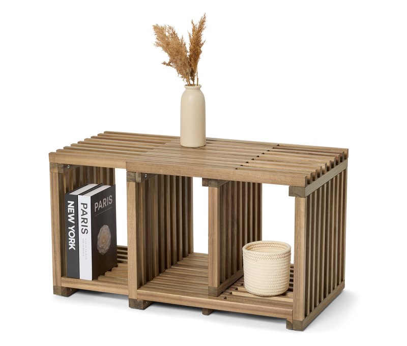 Tchibo - Ausziehbarer Couchtisch »Fleksibel« - 60x42,5x45,5cm - akazie - Akazienholz