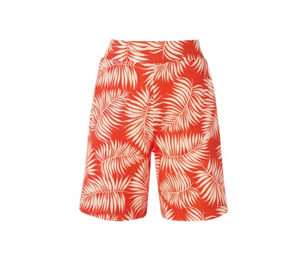 Tchibo - Bedruckte Jerseyshorts - Damen - Gr. M - creme/print