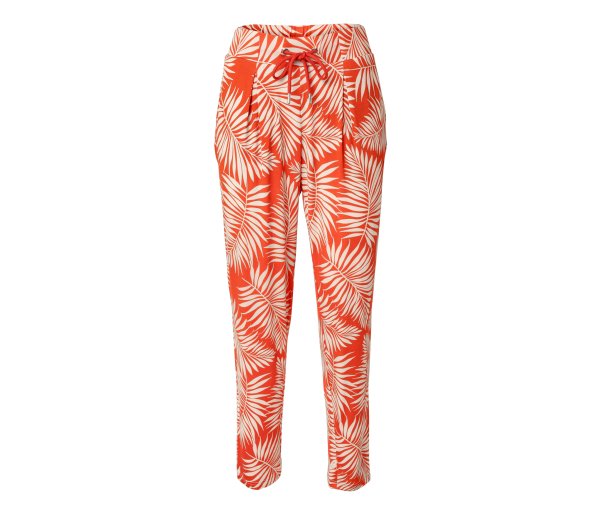 Tchibo - Bedruckte Jerseyhose - Damen - Gr. L - creme/print