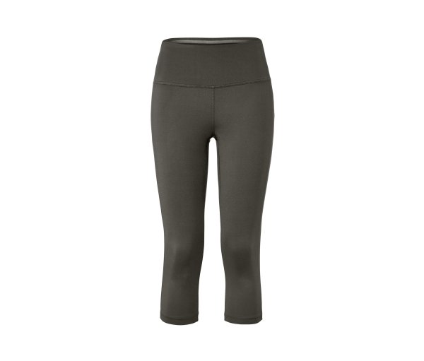 Tchibo - 3/4-Sporttight - Damen - Gr. S - olivgrün