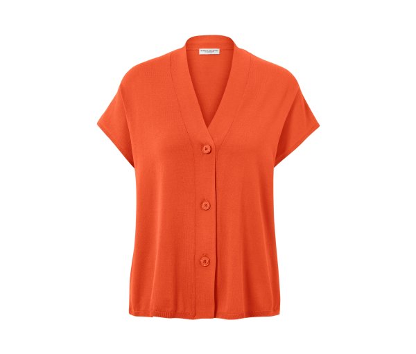Tchibo - Kurzärmliger Cardigan - Damen - Gr. XL - orange