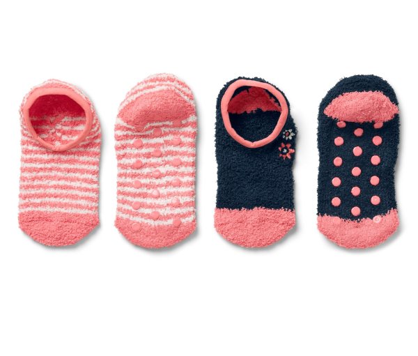Tchibo - 2 Paar Hausschuhsocken - Damen - Gr. 39-42 - dunkelblau