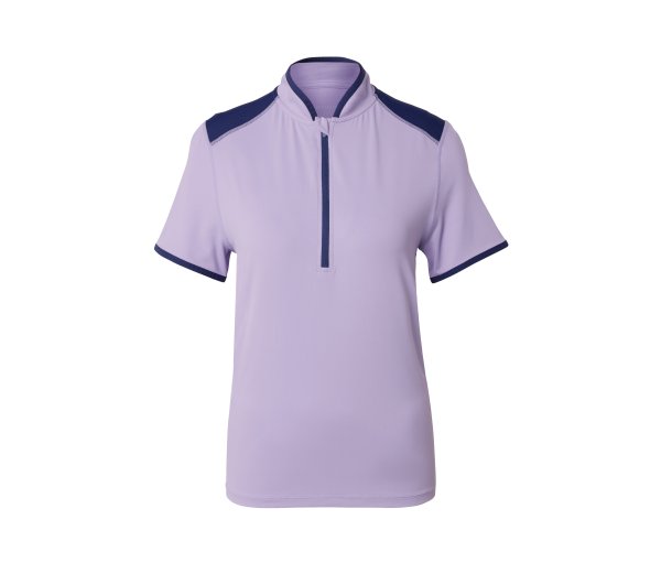 Tchibo - Kurzarm-Rad-Shirt - Damen - Gr. S - lila