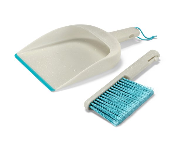 Tchibo - Handkehrer und Schaufel - petrol