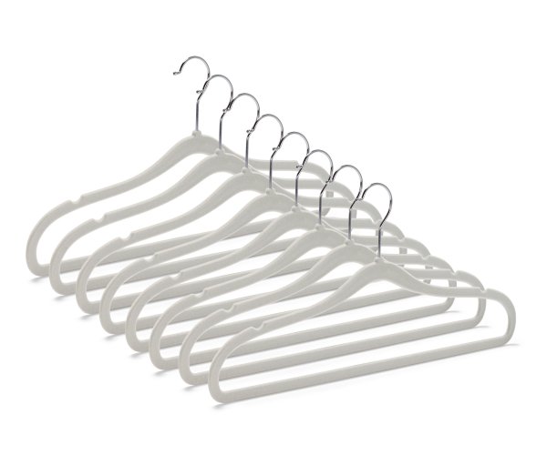 Tchibo - 8 extraschmale Kleiderbügel - grau