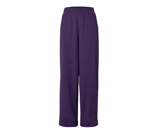 Tchibo - Strukturierte Palazzohose - Damen - Gr. 40 - lila