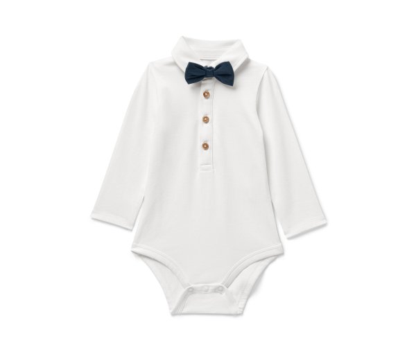 Tchibo - Baby-Body mit Fliege - Jungen - Gr. 86/92 - dunkelblau