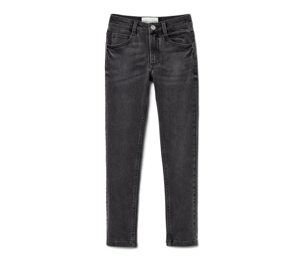 Tchibo - Kinder-Slim-Jeans – Fit »Lotta« - Damen - Gr. 158 - grau