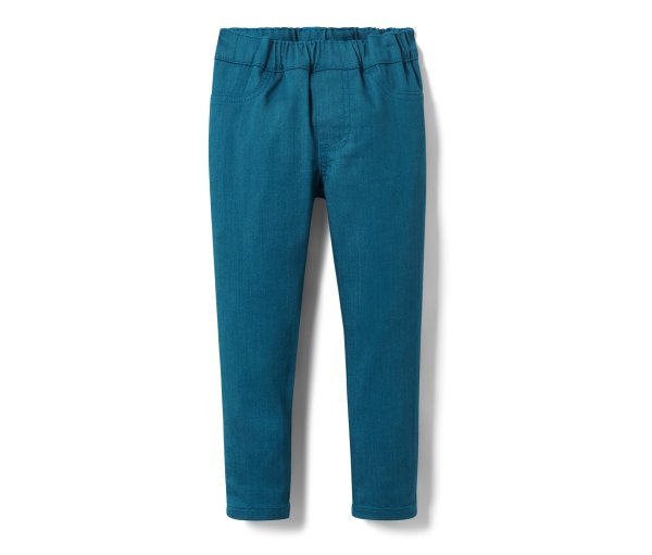 Tchibo - Kleinkind-Treggings - Mädchen - Gr. 122/128 - blau/print