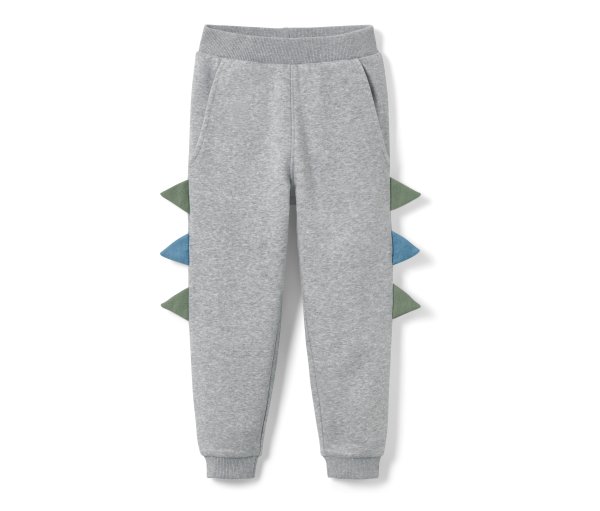 Tchibo - Kinder-Sweathose mit Dino-Applikation - Herren - Gr. 98/104 - hellblau