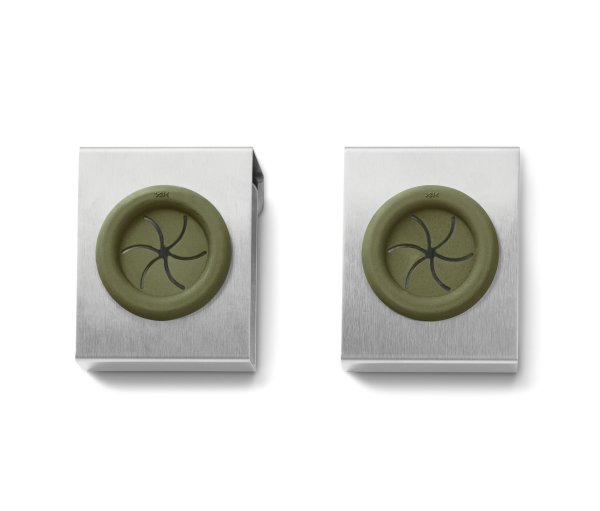 Tchibo - 2 Geschirrtuchhalter - dunkelgrün