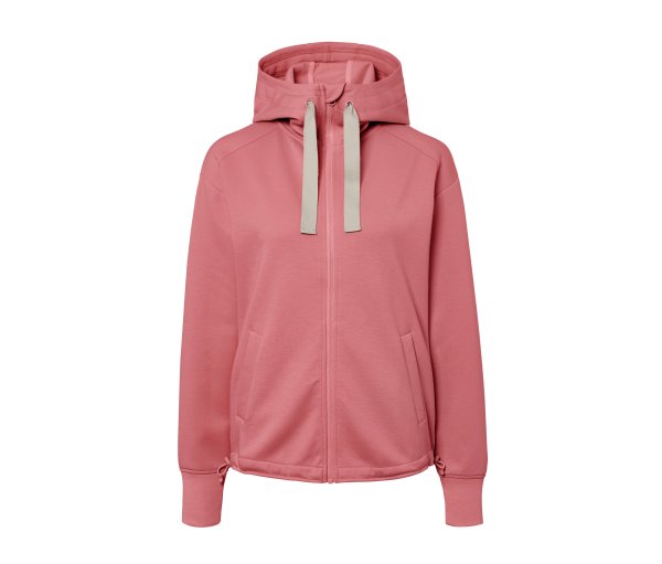 Tchibo - Kapuzen-Sweatjacke - Damen - Gr. S - rosé