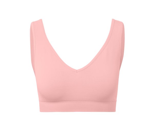 Tchibo - Seamless-Sport-Bustier - Damen - Gr. XS - rosé