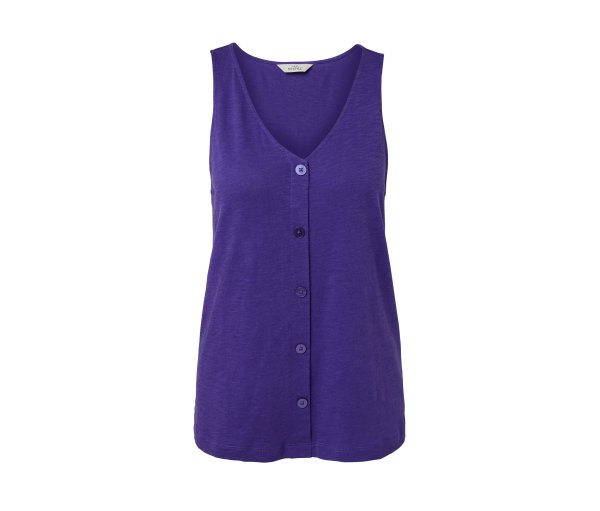 Tchibo - Top aus Modalmix - Damen - Gr. S - lila