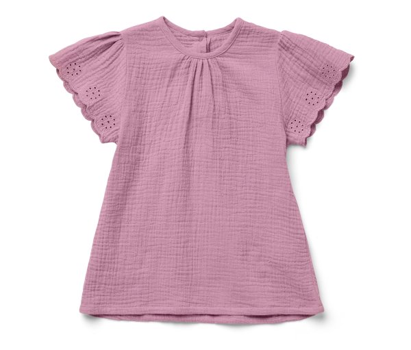 Tchibo - Kinder-Musselin-Shirt - Mädchen - Gr. 98/104 - rosa