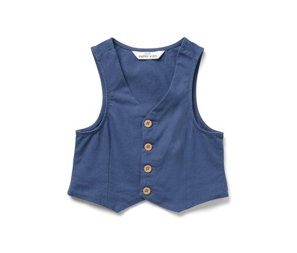 Tchibo - Kinder-Weste - Jungen - Gr. 110/116 - blau
