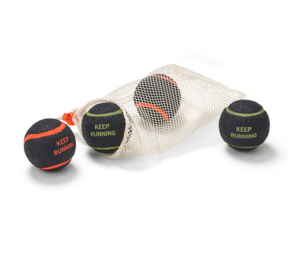 Tchibo - 4 Hunde-Spielzeugbälle - olivgrün