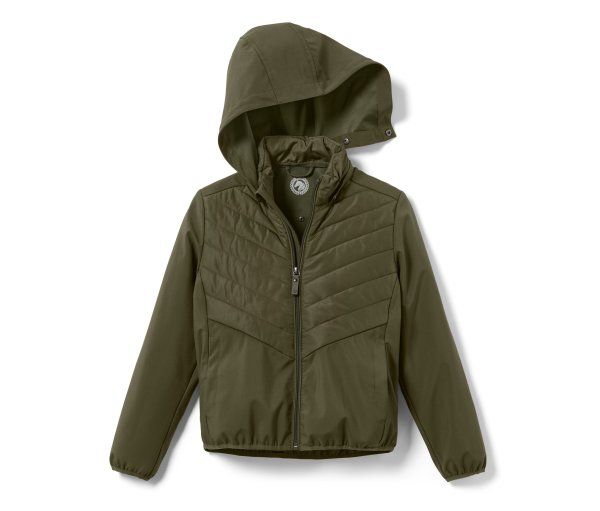 Tchibo - Kinder-Reitjacke - Mädchen - Gr. 146/152 - olivgrün