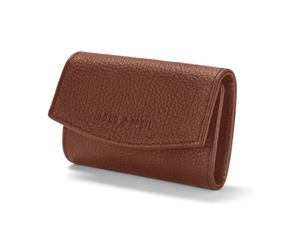 Tchibo - Leder-Schlüsseletui »Goldpfeil« - braun