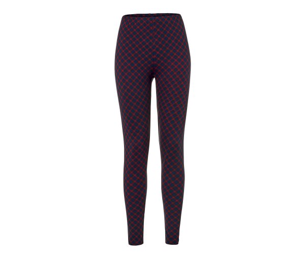 Tchibo - Kuschelige Leggings - Damen - Gr. M - dunkelblau/kariert