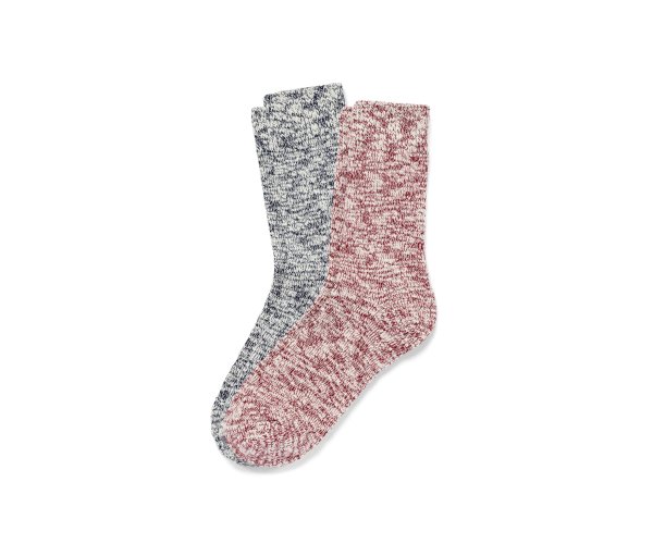 Tchibo - 2 Paar Stricksocken - Damen - Gr. 35-38 - dunkelblau
