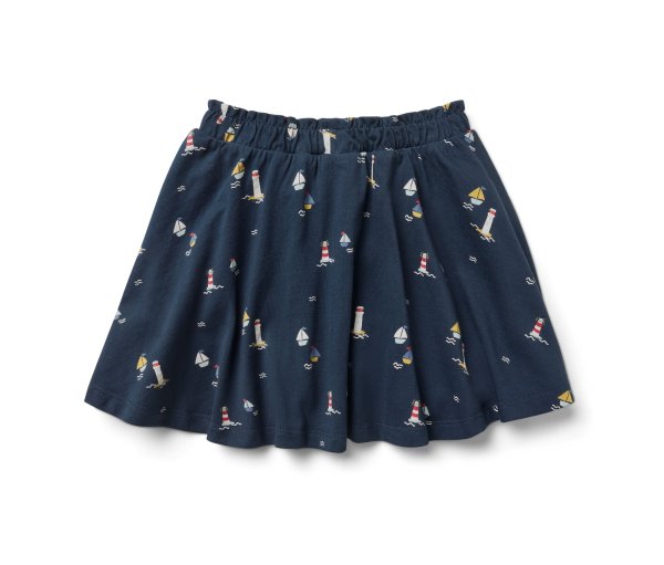 Tchibo - Kinder-Jerseyrock mit Hose - Gr. 110/116 - dunkelblau