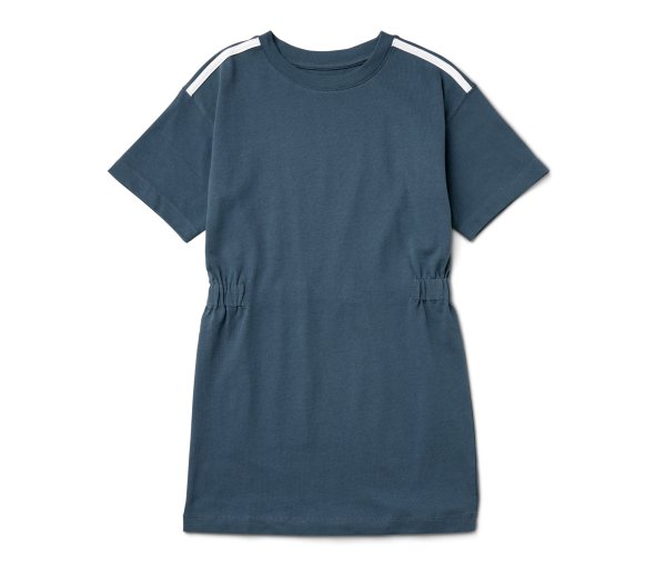 Tchibo - Kinder-Heavy-Jersey-Kleid - Mädchen - Gr. 158/164 - dunkelblau