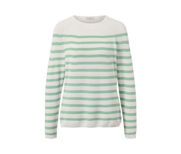 Tchibo - Strickpullover - Damen - Gr. M - creme/gestreift
