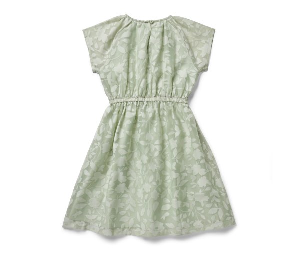 Tchibo - Kinder-Kleid - Mädchen - Gr. 122/128 - grün