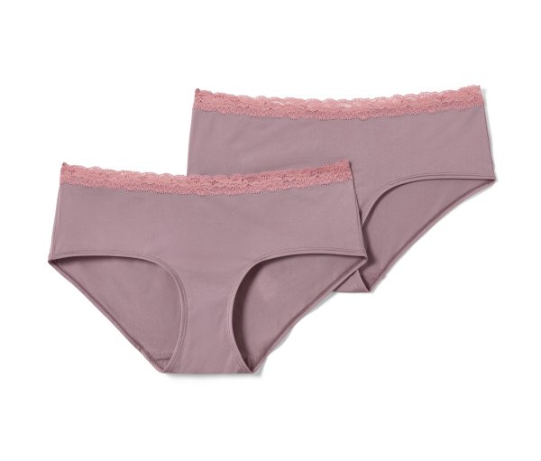 Tchibo - 2 Pantys - Damen - Gr. L - rosé