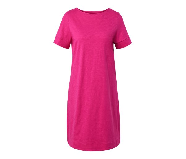 Tchibo - Jerseykleid - Damen - Gr. XL - pink/print