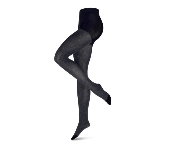 Tchibo - Struktur-Strumpfhose - Damen - Gr. S - dunkelgrau