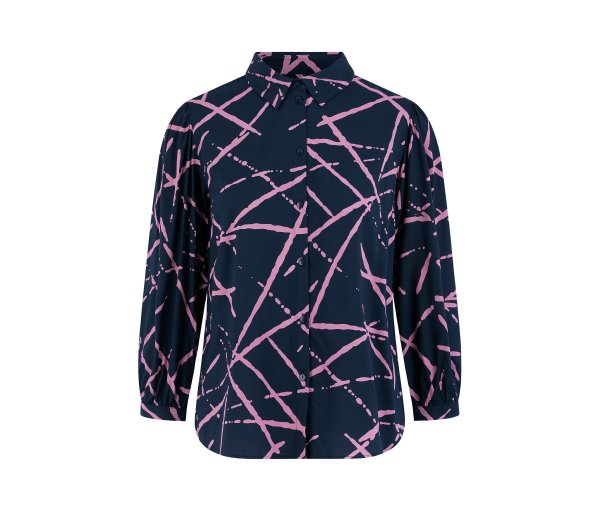 Tchibo - Hemdbluse - Damen - Gr. 36 - dunkelblau