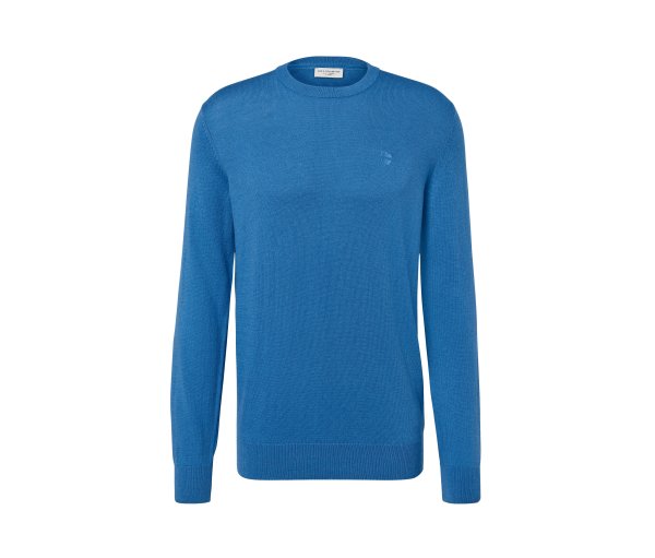 Tchibo - Pullover mit Rundhalsausschnitt - Herren - Gr. M - blau