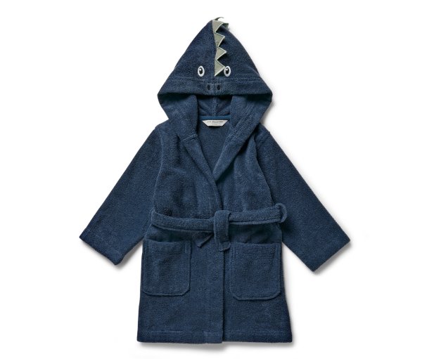 Tchibo - Kinder-Bademantel - Herren - Gr. 86/92 - blau